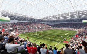 Indicative design for the new Christchurch stadium