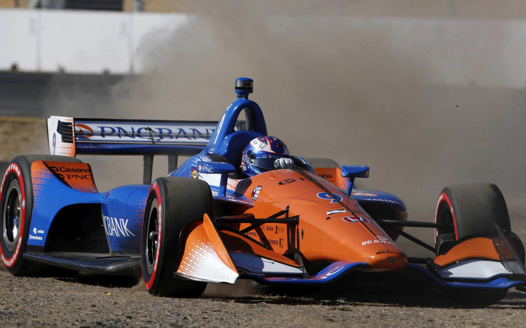 Scott Dixon at Sanoma in California.