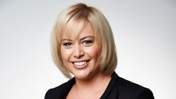 TVNZ reporter Katie Bradford, current press gallery chair.