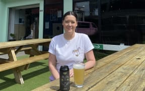 Hannah Blackwood, a director of craft brewery and bar Heyday Beer in Wellington's Cuba Street.