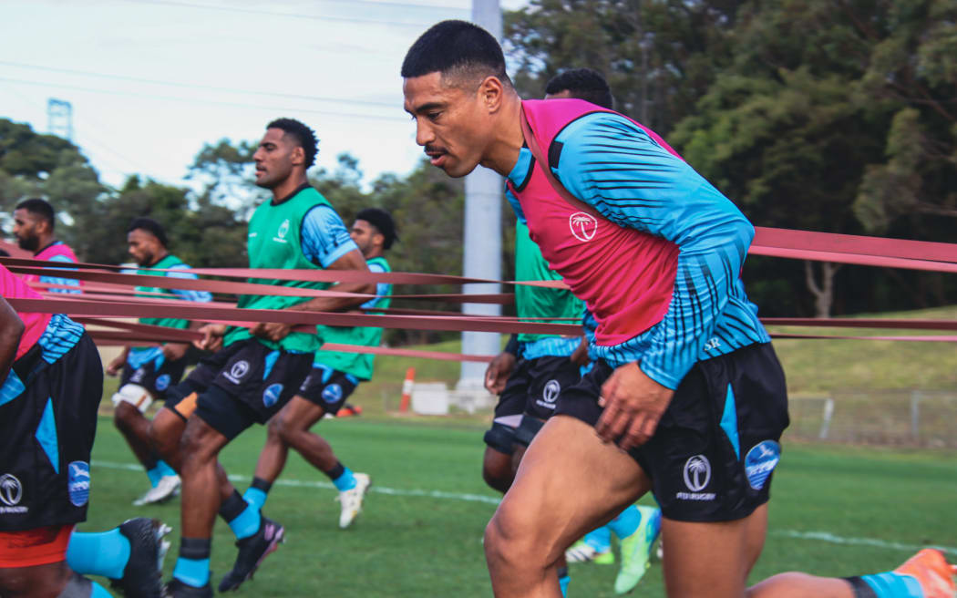 Former New Zealand sevens rep Salesi Rayasi trains with the Flying Fijians in Sydney this week, ahead of Sunday's Test against the Wallabies. He has been named to debut for the Fijians at fullback.