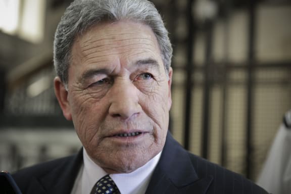 Winston Peters at the Bridge run.