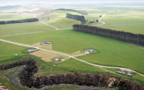 Disputed ground - an aerial view of Lochinver Station.