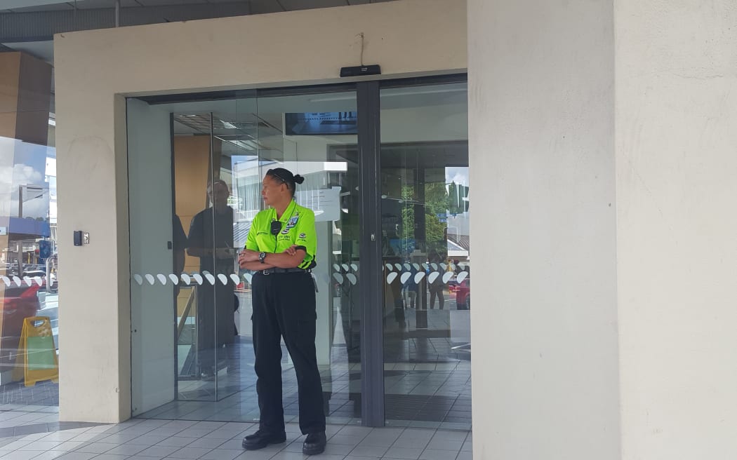 The bank is now closed while police investigate.