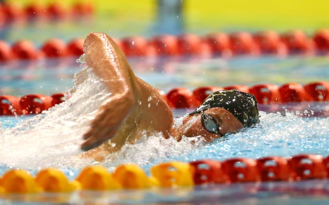Nathan Capp has come of age at the NZ Open Swimming Championships