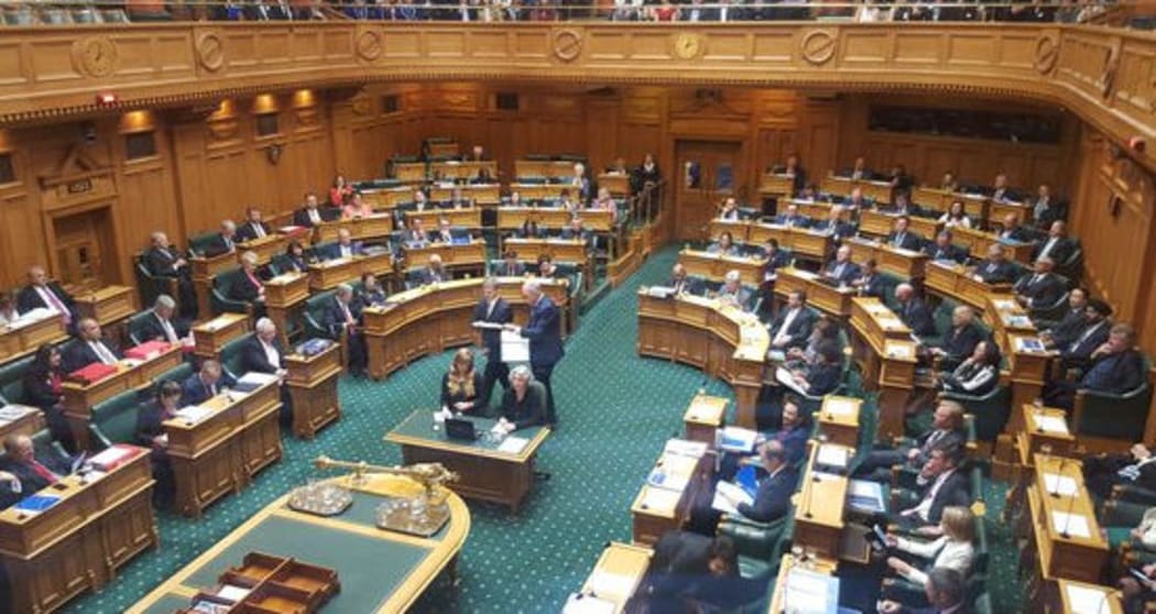 Finance Minister Bill English, Budget 2016, Parliament.