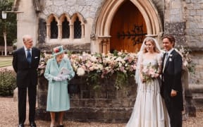 Princess Beatrice at her wedding.