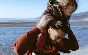 father and infant