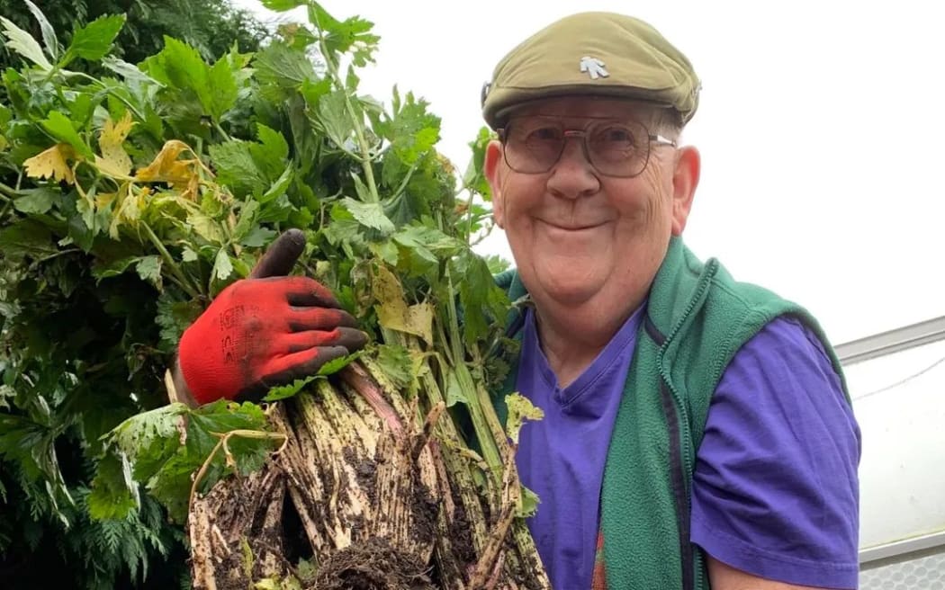 Internet gardening star Gerald Stratford
