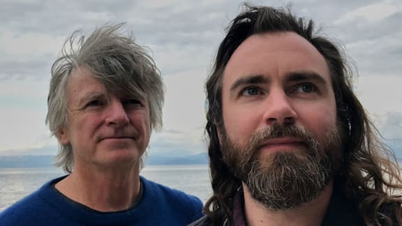 Neil and Liam Finn and their unruly hair