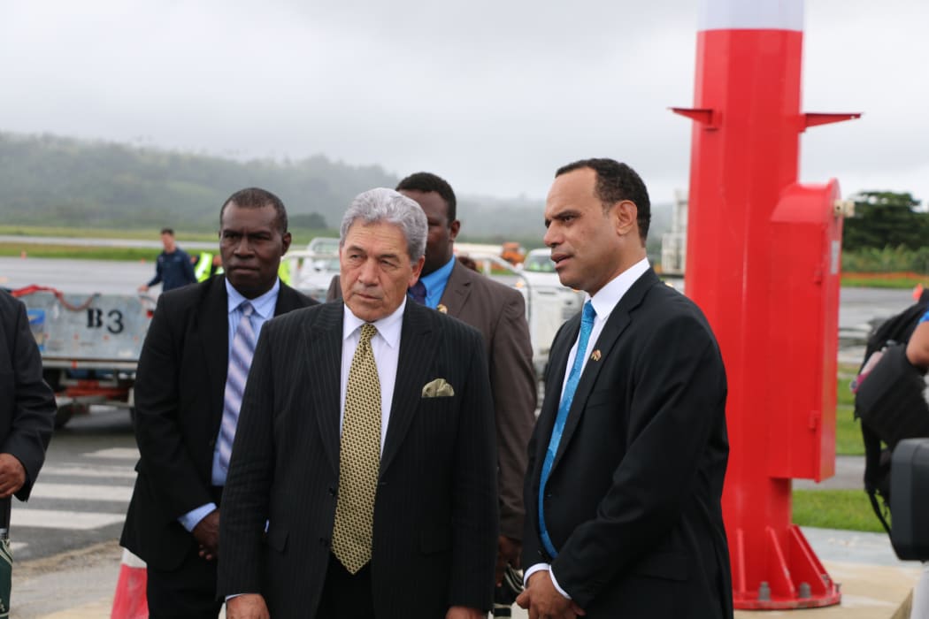 Winston Peters and Ralph Regenvanu