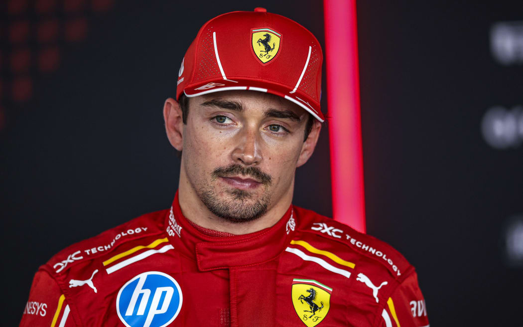 Charles Leclerc of Ferrari