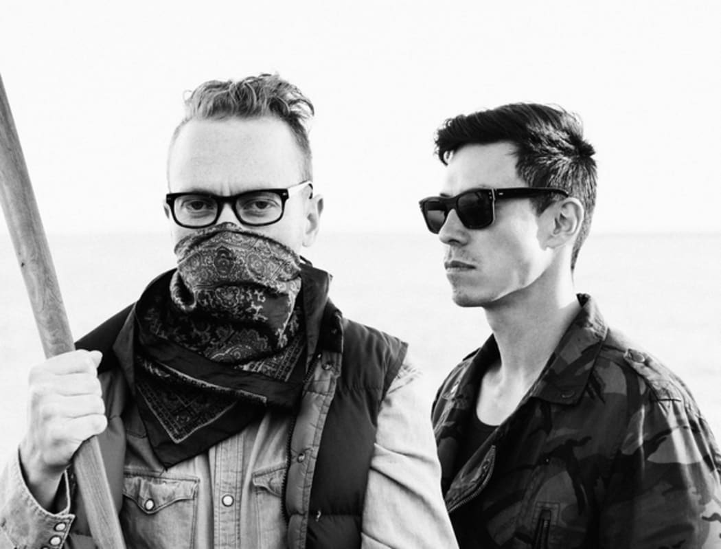 Electric Wire Hustle (L-to-R: Mara TK, Taay Ninh)