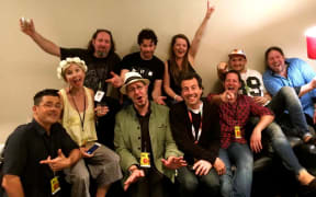 The Black Quartet & friends backstage @ Womad