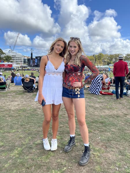 Indiana Hill and Isabella Warren at Synthony in the Domain 2025