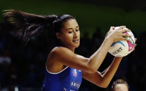 Maria Tutaia in action for the Mystics.