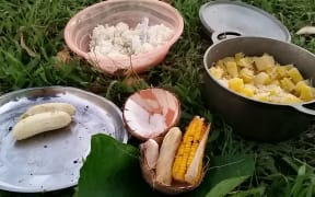 Last harvest after Cyclone Pam in Vanuatu