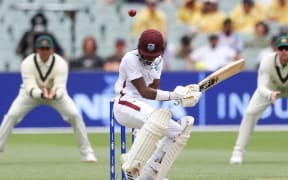 West Indies' batting lineup narrowly avoided a Test record low score against Australia.