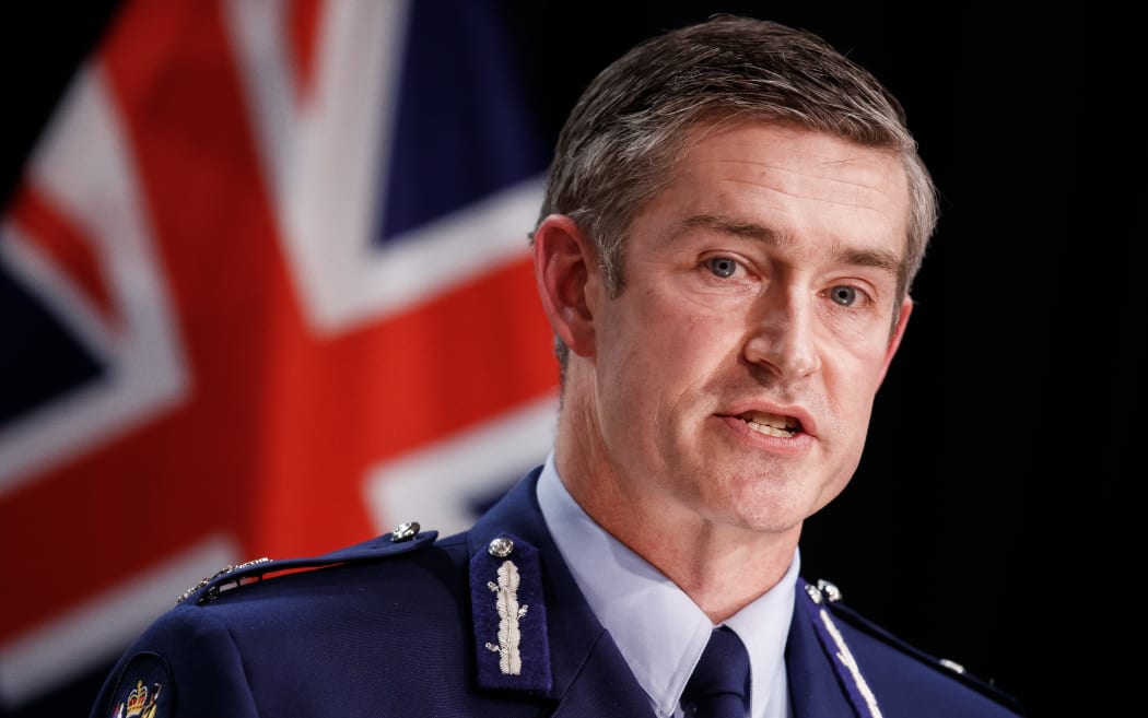 03092021 PHOTO: ROBERT KITCHIN/STUFF
L-R: 
Prime Minister Jacinda Ardern and Police Commissioner Andrew Coster hold a press conference with the details of the Auckland supermarket terror attack in the Beehive Theatrette on Friday evening.