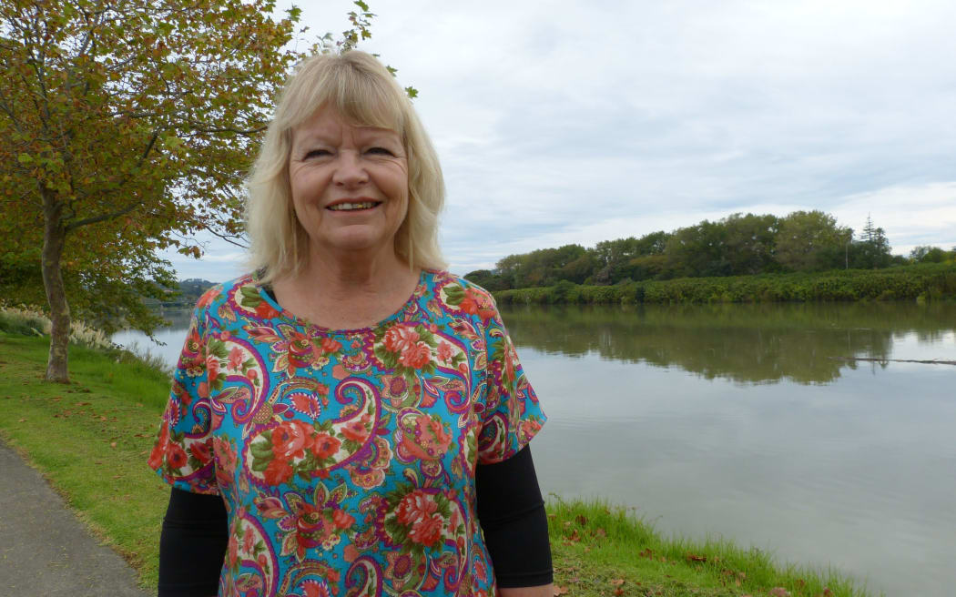 Annette Main, by the Whanganui River.