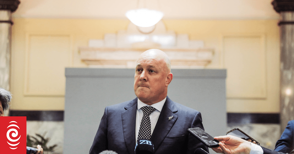 Watch live: Christopher Luxon faces questions after poll puts him behind ...