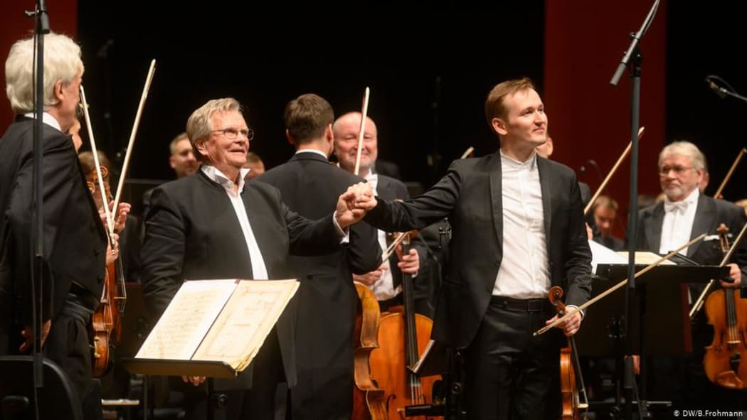 Vladimir Fedossiev and Nikita Boriso-Glebsky with the Tchaikovsky Symphony