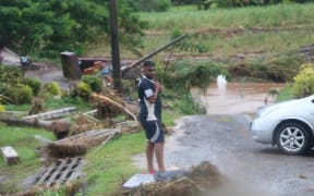 Flood damage in Ba.