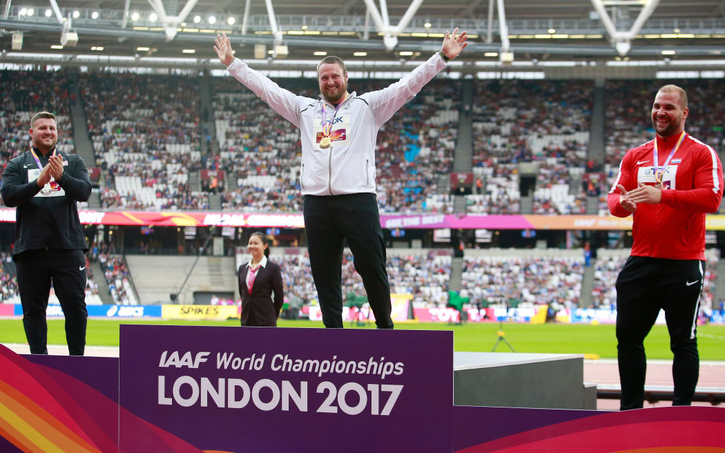 Tom Walsh had a nervous wait before learning if he would get to stand atop the podium.