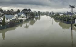 Floodwaters still haven’t yet receded from all places in Westport.