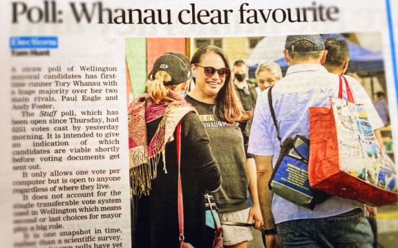 The Dominion Post's report on the result of its own "straw poll" on candidates for Mayor in the upcoming local elections.