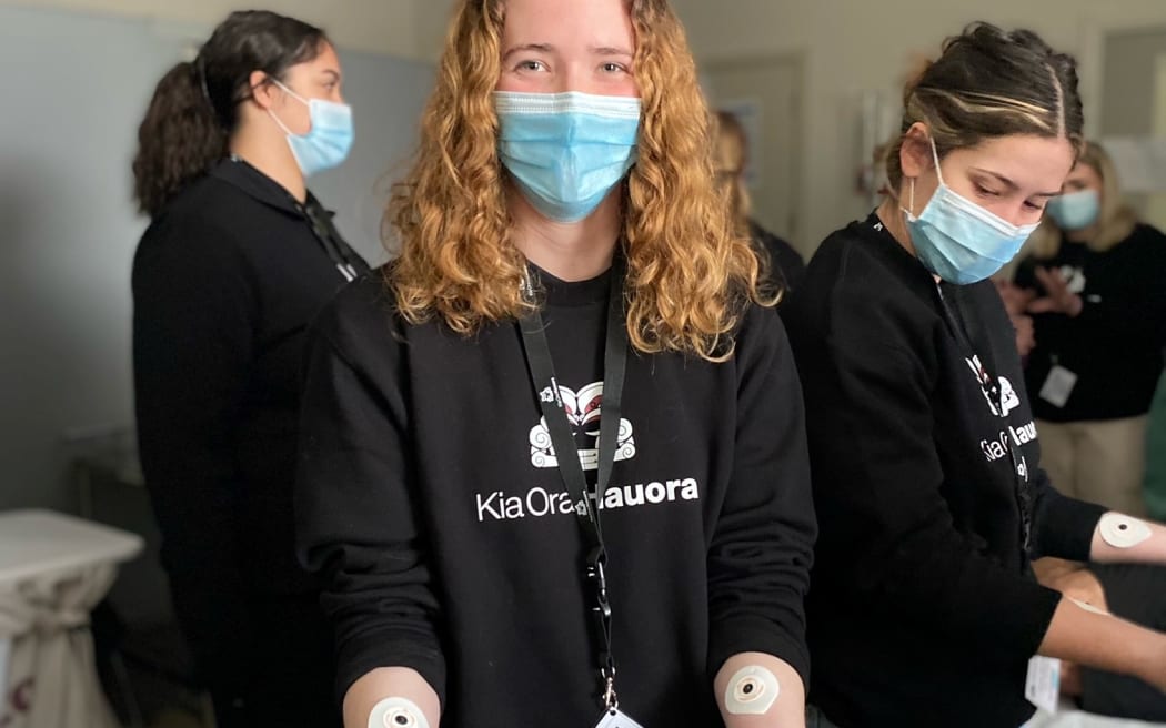 Students get hands on during a collaborative initiative between Te Whatu Ora Southern and Kia Ora Houora to help Māori high school students learn about careers in health. Seventeen students were introduced to a range of the services offered at Wakari Hospital and Dunedin Hospital during a three-day tour.