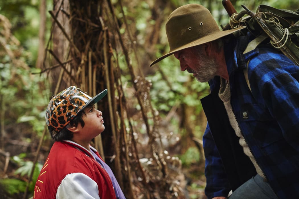 Julian Dennison & Sam Neill in Hunt for the Wilderpeople