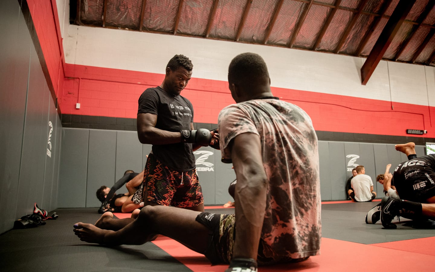 Blood Diamond training with Israel Adesanya at City Kickboxing.