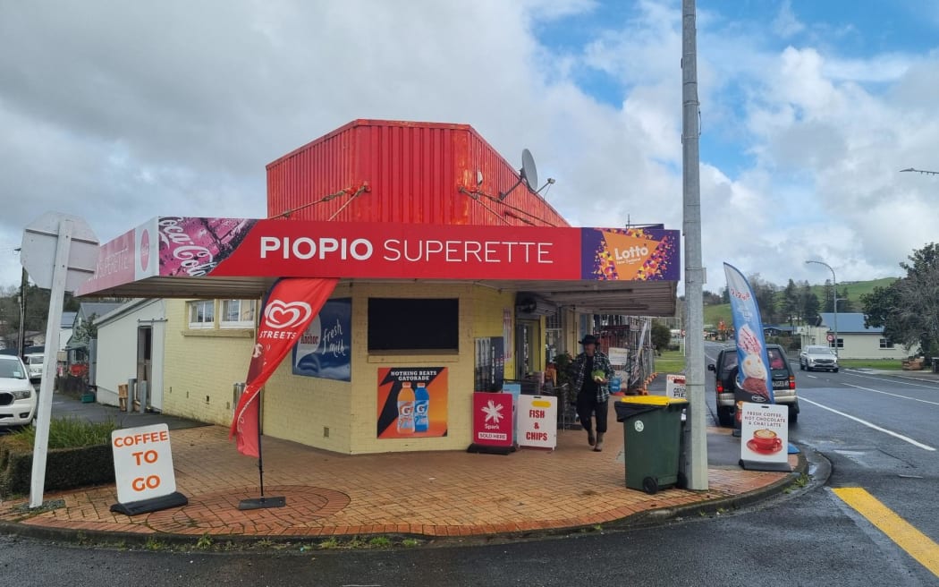 The Piopio Superette police believe missing Marokopa father Tom Phillips attempted to break into.