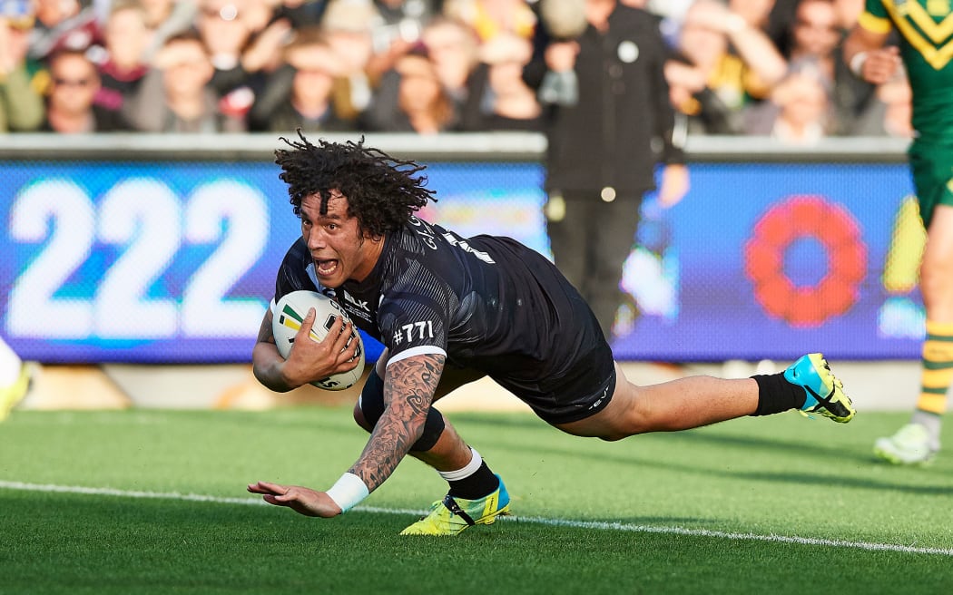 Kevin Proctor scores for the Kiwis 2016.