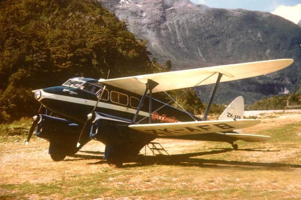 Brian Chadwick's Dragonfly-type plane went missing between Christchurch and Milford Sound on 12 February 1962.