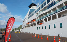 The Seabourn Odyssey cruise ship was one of seven luxury liners that visited Taranaki this season.