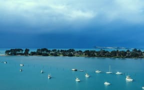 A view of the coast in Tairua, Coromandel.