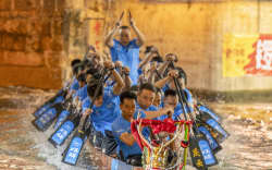 The Diejiao Dragon Boat Drifting Competition is known as “Formula One on water” because of its speed, tight turns and technical difficulty.