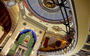 The inside of the St James Theatre in Auckland.
