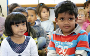 Children at an Auckland kindergarten.