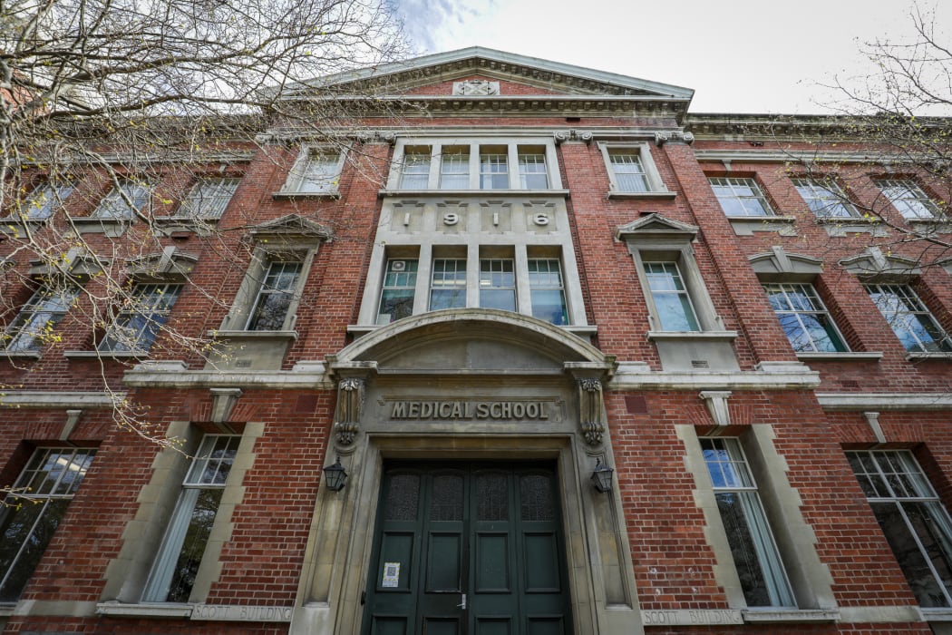Red Lecture theatre building