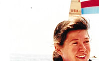 Leslie Egnot at the 1995 America's Cup.