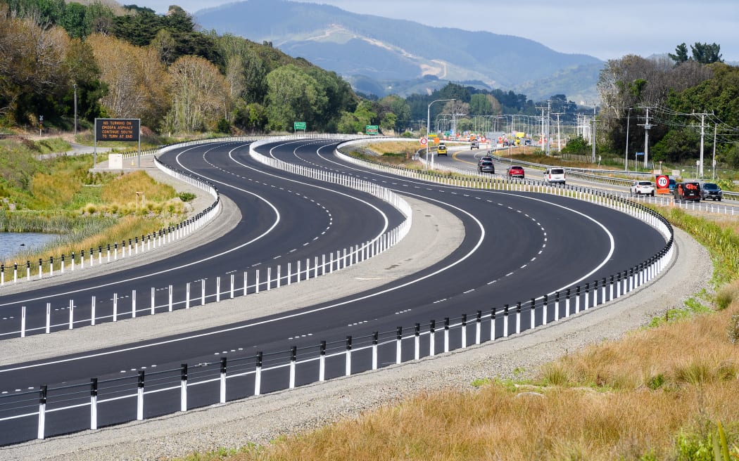 Southern end of the Peka Peka to Otaki Expressway