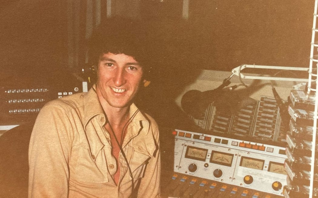 Grant Walker in his early radio days