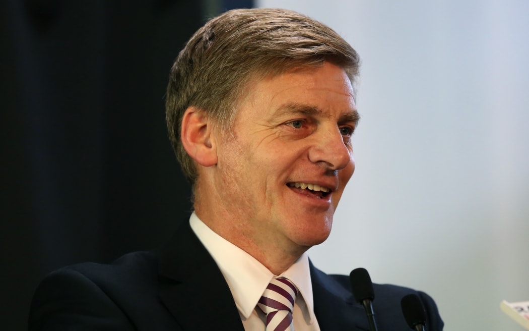 Bill English giving the pre-budget speech to the Wellington Chamber of Commerce.