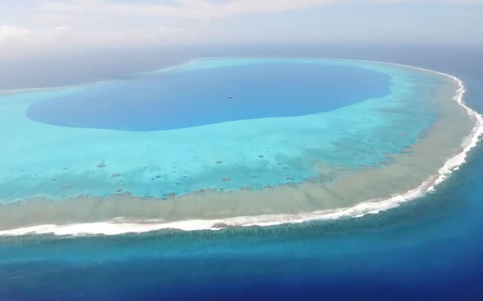 Beveridge reef, 400km southeast of Niue.