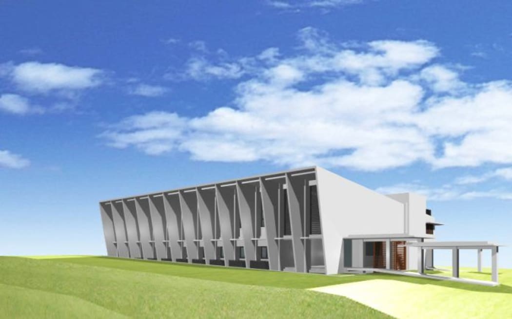 An artist's impression of the Pacific Climate Change Centre