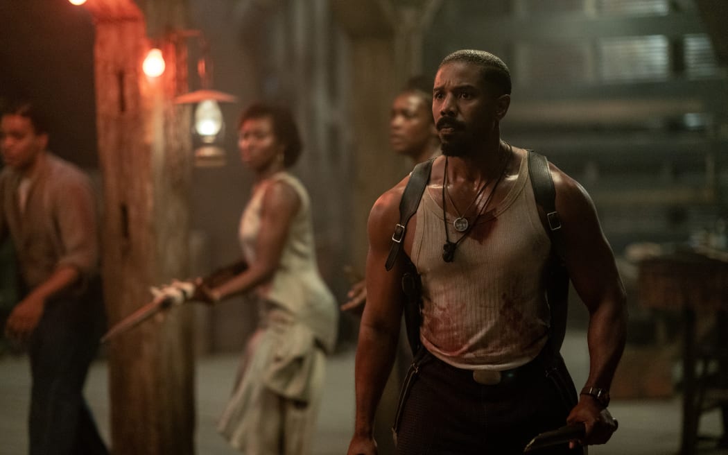 Michael B Jordan as Smoke in Sinners (2025).