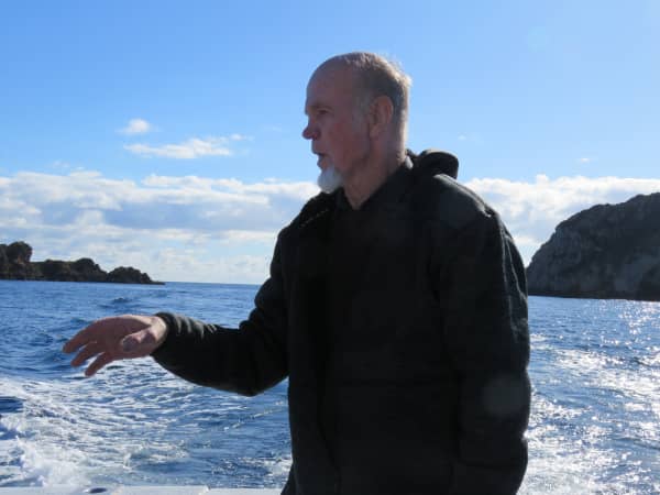 Cliff Barnes at Poor Knights Cave (Rikiriko cave)